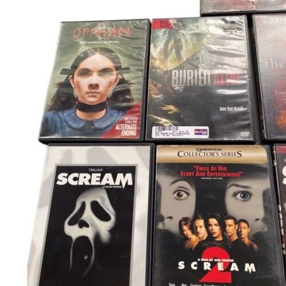 Halloween DVD Movie Lot Scream 2 The Strangers Orphan - Picture 3 of 5
